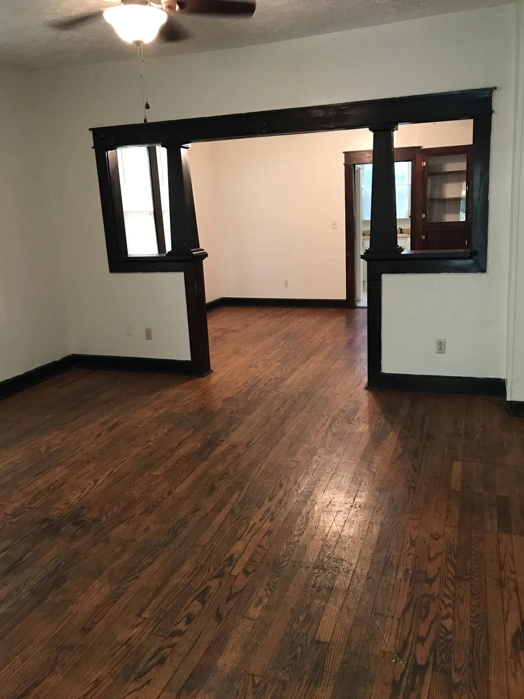 Dining room opening into the living room