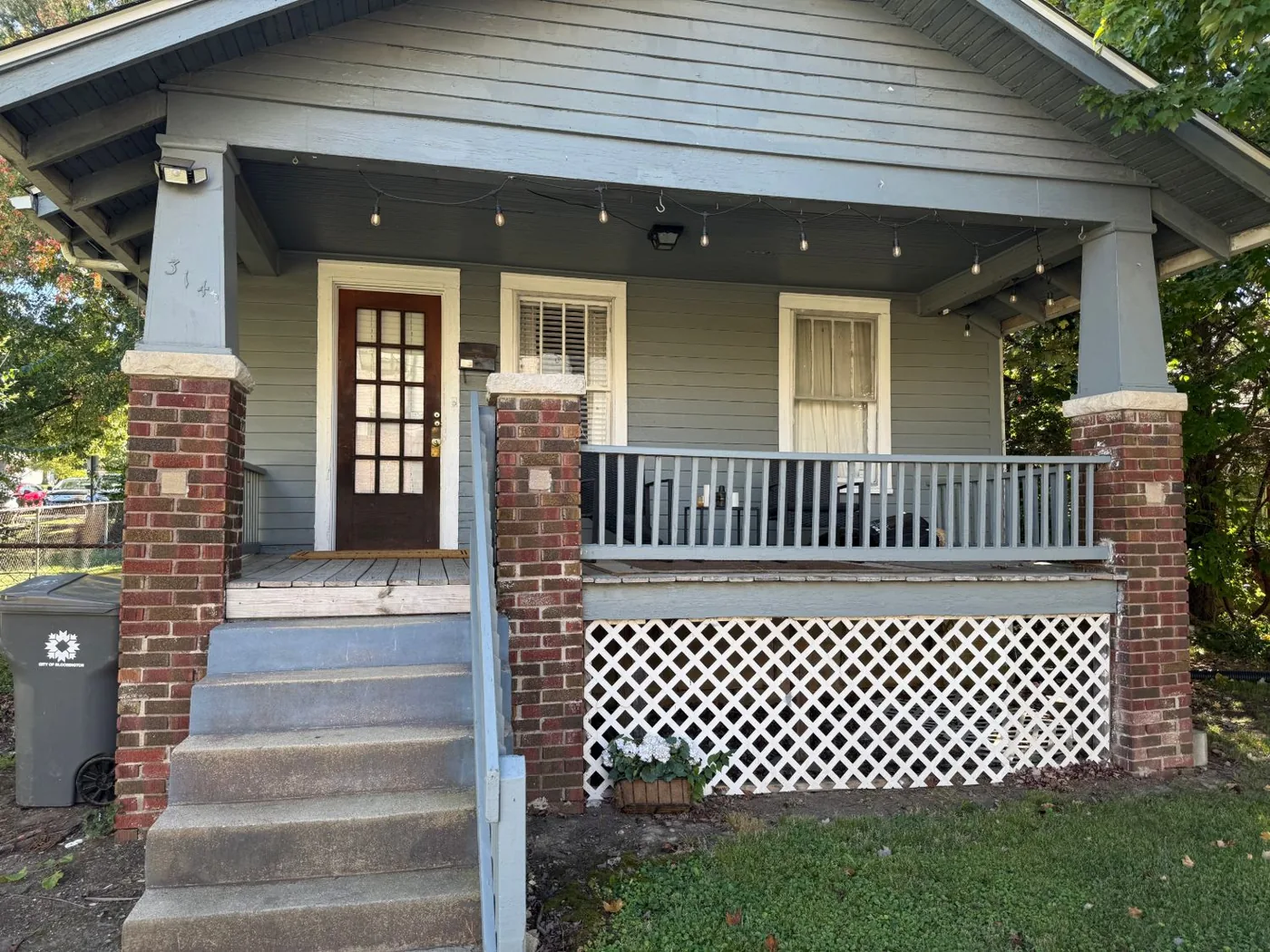 Front porch and steps